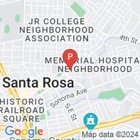 View Map of 1041 4th Street,Santa Rosa,CA,95404